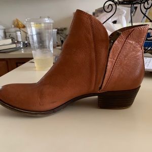 Lucky Brand brown booties.